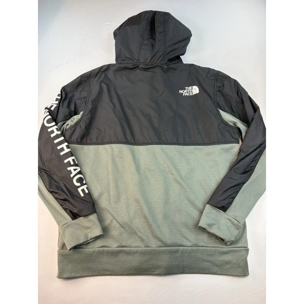 The North Face Men's Black Train N  Logo Full Zip Overlay Jacket Large